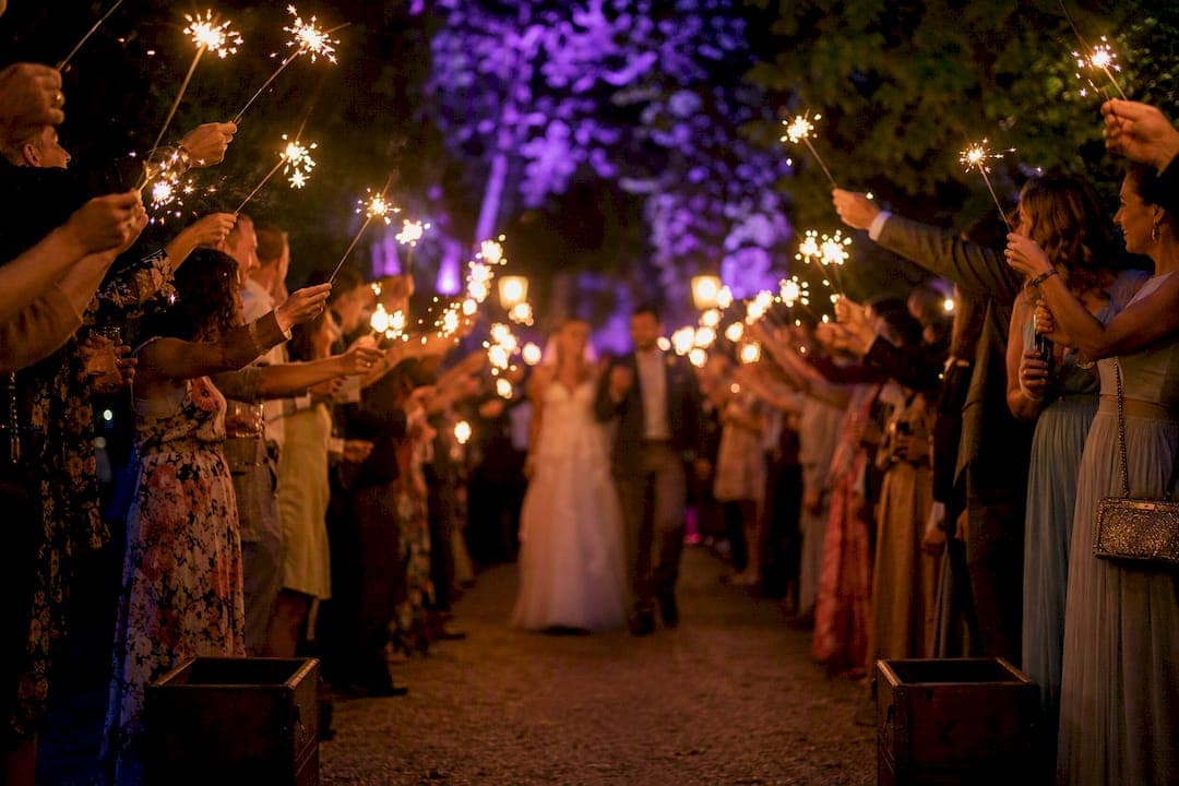 What Is a Sparkler Send-Off for Couples?